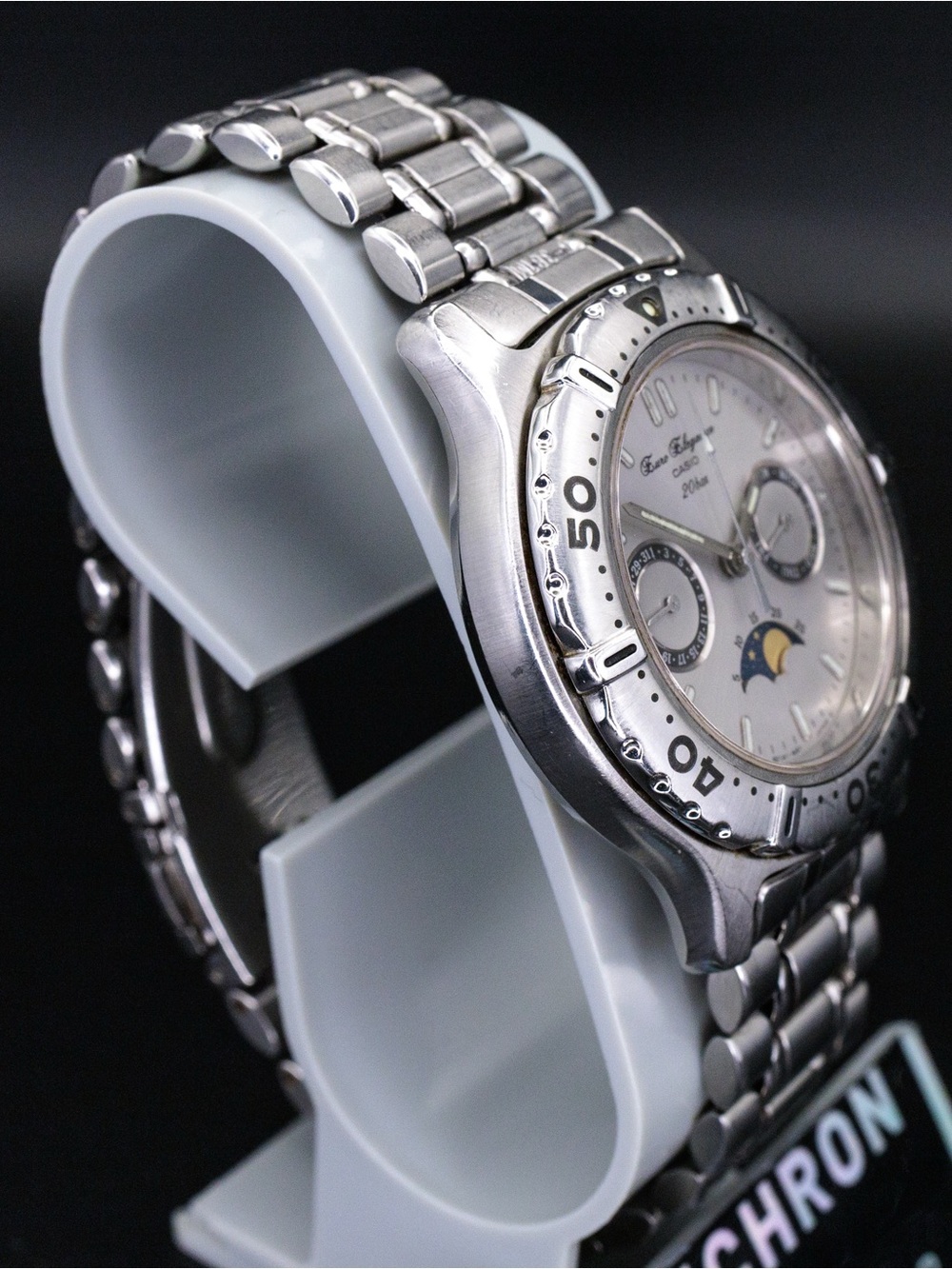 Casio RARE MD-654 Vintage Marlin Moonphase 36mm Day Date JDM Import - Picture 2 of 4